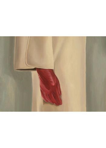 Paper Collective - Poster - Red Glove - grey / white / cream