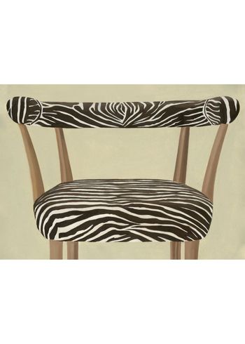 Paper Collective - Póster - The chair - black / white / ecru