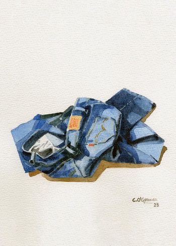 Paper Collective - Cartaz - The Jeans - blue / cream
