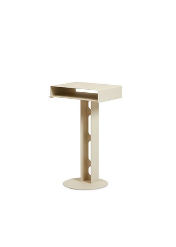 Pedestal - - Sidekick Table - Pearl