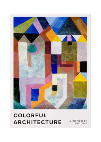 Peléton - Affisch - Colorful Architecture Poster - No Frame