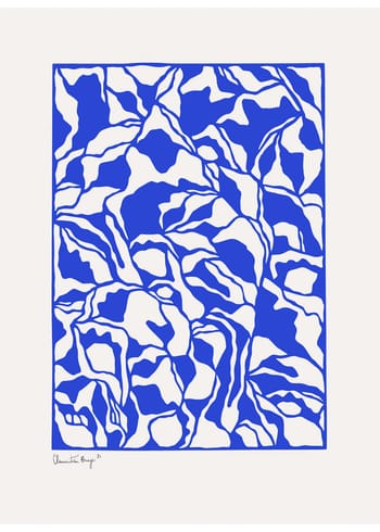 Peléton - Póster - Papercut 03 Poster - Blue