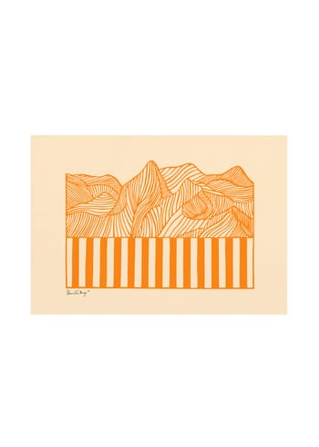 Peléton - Affisch - Papercut 04 Poster - Orange
