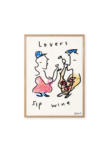 Peléton - Plakat - Lovers Sip Wine - LOVERS SIP WINE