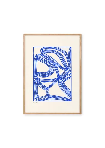 Peléton - Poster - Papercut 07 - Deep Blue - Papercut 07 - Deep Blue