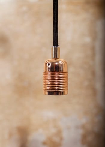 FRAMA - Pendants - Pendel E27 - Copper/Black Cable
