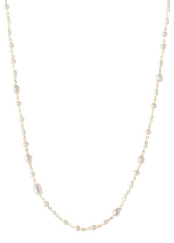 Pernille Corydon - Halskæde - White Dreams Necklace - Goldplated