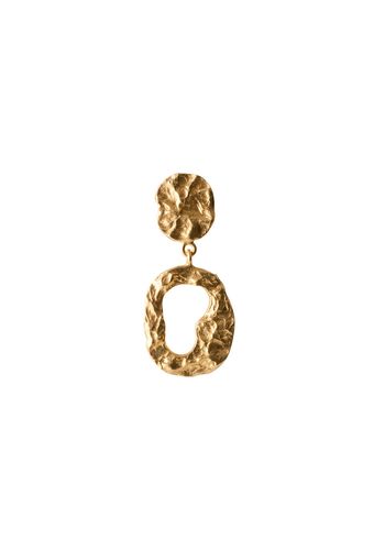 Pernille Corydon - Vánoční ples - Cloud Earring - Gold Plated