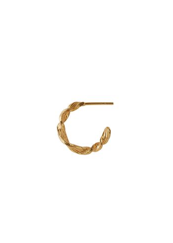 Pernille Corydon - Earring - Dancing Wave Hoop - Gold