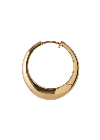 Pernille Corydon - Earring - Large Globe Huggie - Gold