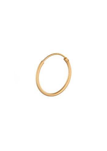 Pernille Corydon - Earring - Micro Plain Hoop - Gold