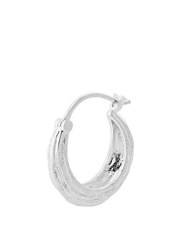 Pernille Corydon - Earring - Small Coastline Earring - Silver