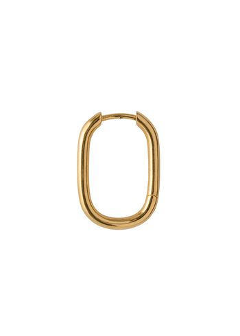 Pernille Corydon - Earring - Soft Edge Huggie - Gold