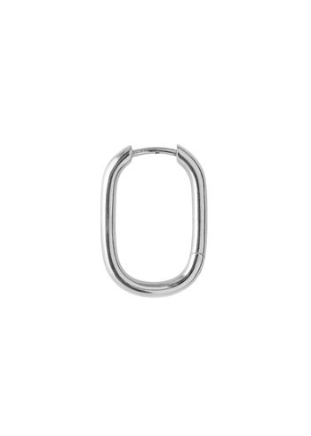 Pernille Corydon - Boucle d'oreille - Soft Edge Huggie - Silver