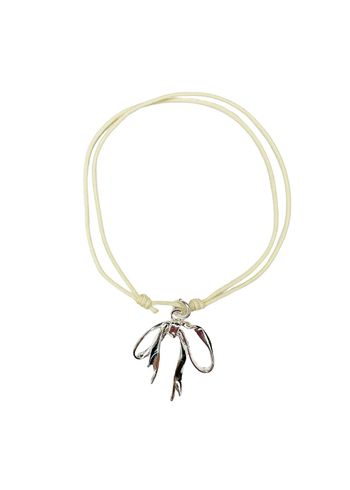 Pico - Armband - Ribbon Bracelet - Silver - Ivory