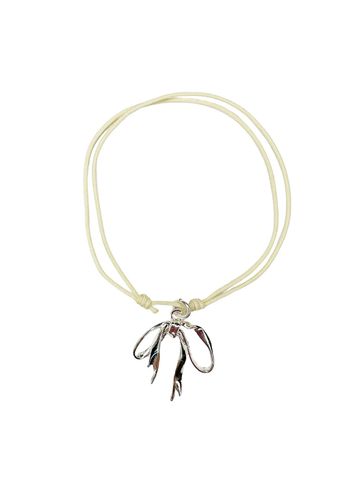 Pico - Náramok - Ribbon Bracelet - Silverplated - Ivory