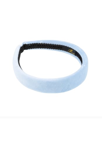 Pico - Hårbånd - Dahlia Velour Headband - Light Blue