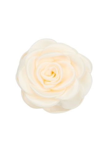 Pico - Haarklem - Small Satin Rose Claw - Ivory