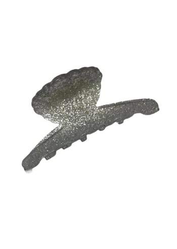 Pico - Hårspænde - Musling Claw - Silver Glitter
