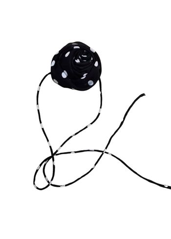 Pico - Collar - Dotted Rose String - Black