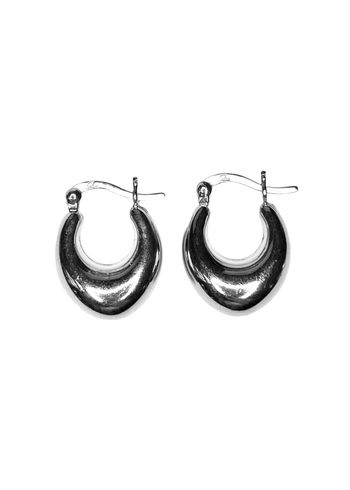 Pico - Earrings - Ollie Petit Hoops - Silver