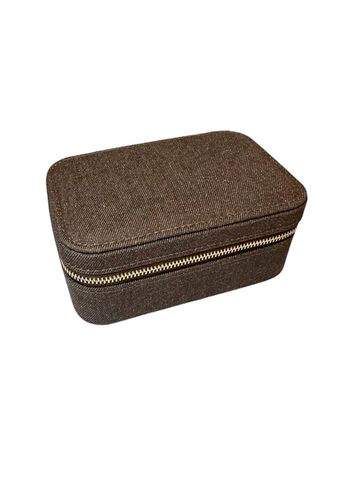 Pico - Jewellery box - Large Jewelry Box - Chocolate Denim