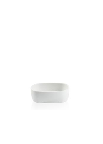 Piet Hein - Servierplatte - Superellipsefad Porcelain - Superellipsefad porcelain 11*15*5 cm - HVID HØJ