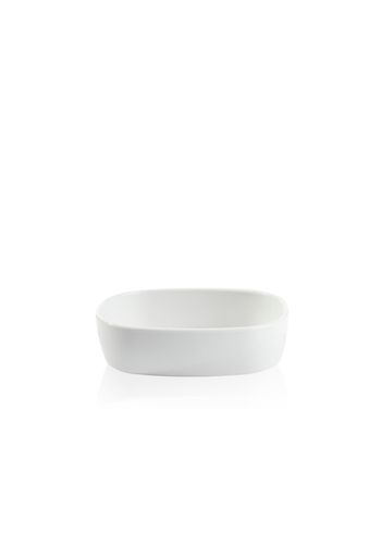 Piet Hein - Prato para servir - Superellipsefad Porcelain - Superellipsefad porcelain 15*20*5,5 cm - HVID HØJ