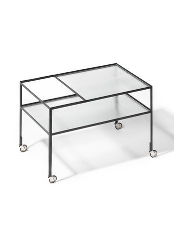 PLEASE WAIT to be SEATED - Bar-table - Bar Wagon / By Herbert Hirche - Black