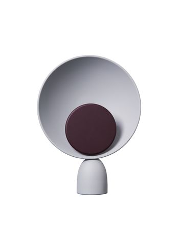 PLEASE WAIT to be SEATED - Table Lamp - Blooper Table Lamp / By Mette Schelde - Ash Grey / Fig Purple