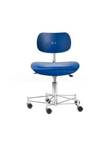 PLEASE WAIT to be SEATED - Sedia da ufficio - SBG197R Office Chair / By Egon Eiermann - Blue RAL5001