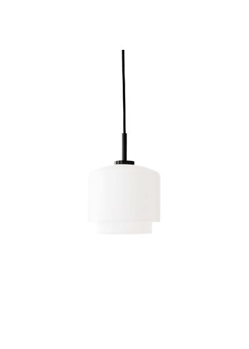PLEASE WAIT to be SEATED - Pendant Lamp - Megumi Pendant / By PLEASE WAIT to be SEATED - Black / Opal glass - Ø18