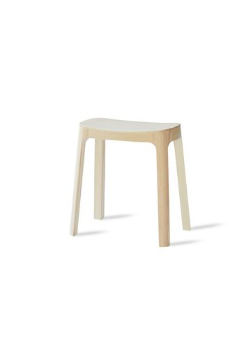 PLEASE WAIT to be SEATED - Stool - Crofton Stool / By Daniel Schofield - Natural Pine / Black