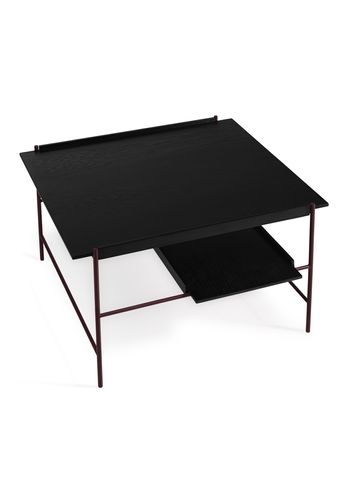 PLEASE WAIT to be SEATED - Mesa de centro - Kanso Coffee Table / By Laura Bilde - Black Ash / Fig Purple
