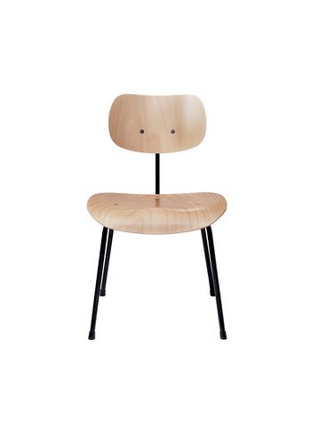 PLEASE WAIT to be SEATED - Matstol - SE68 Dining Chair - Non-stackable / By Egon Eiermann - Beech / Black