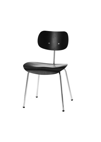 PLEASE WAIT to be SEATED - Spisebordsstol - SE68 Dining Chair - Non-stackable / By Egon Eiermann - Black / Chrome