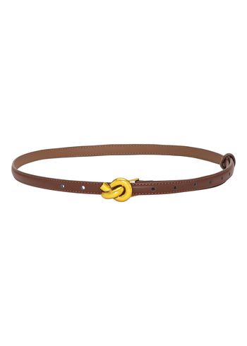 Plissé Copenhagen - Bælte - Knot Belt - Dark Brown