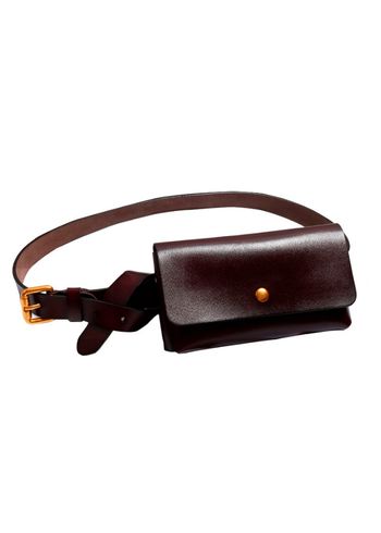 Plissé Copenhagen - Gürteltasche - Taia Belt Bag - Dark Brown