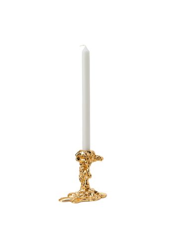 Pols Potten - Lysestage - Candle Holder Drip - Gold - small