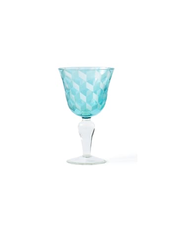 Pols Potten - Verre à vin - Block Wine Glasses - Light Blue