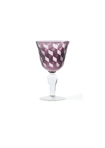 Pols Potten - Verre à vin - Block Wine Glasses - Purple