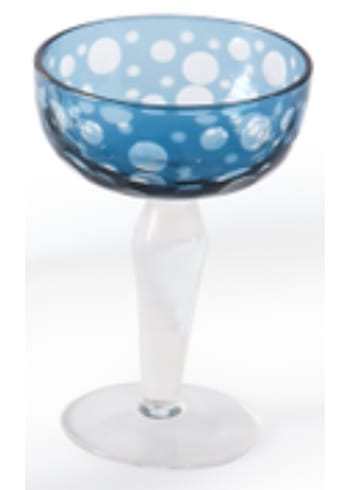 Polspotten - Cocktail glass - Cuttings Coupe Glasses - Blue