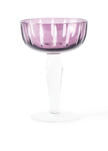 Polspotten - Cocktailglas - Cuttings Coupe Glasses - Purple