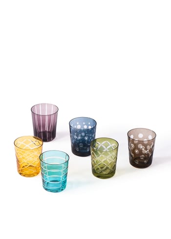 Polspotten - Vetro - Cutting Tumblers 6 pcs - Multi-colour