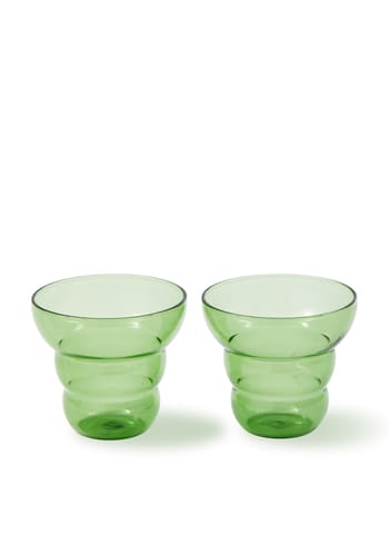 Polspotten - Glas - Mizu Kiri Tumblers - Dark Green