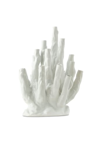 Polspotten - Vase - Coral Vase 20-tulips - White