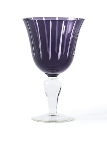 Polspotten - Wine glass - Cuttings Wine Glasses - Purple