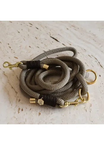 Pomskyshop - Line - Earth - Puppy rope - Gold