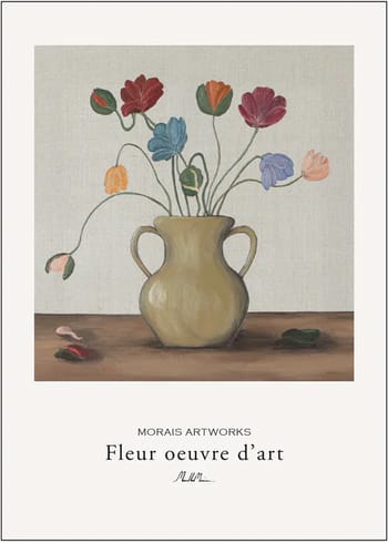 Poster and Frame - Poster - Fleur oeuvre d’art - Fleur oeuvre d’art