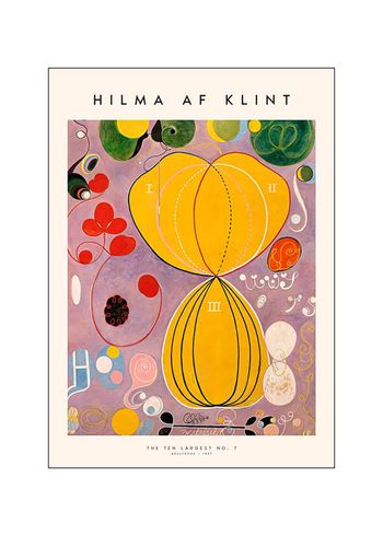 Poster and Frame - Cartaz - Hilma af Klint, The Ten Largest No. 07 - The Ten Largest No. 07